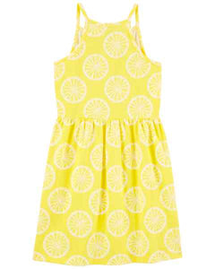 Carter's Kid Girl Yellow Lemon Dress