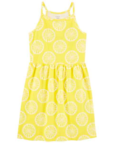 Carter's Kid Girl Yellow Lemon Dress