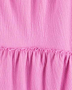 OshKosh Kid Girl Fuchsia Ruffle Tank Top