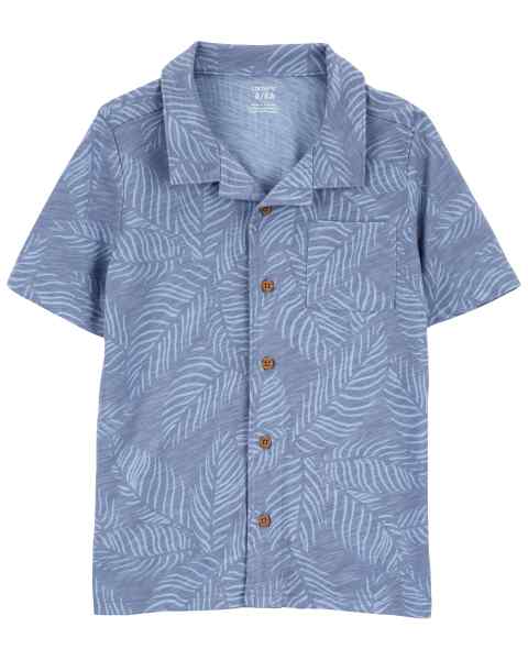 Carter's Kid Boy Leaves Print Polo