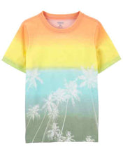 Carregar imagem no visualizador da galeria, Oshkosh Kid Boy Tie Dye Palm Tree Tee
