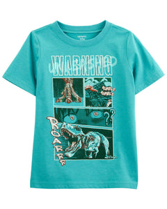 Carter's Kid Boy Warning Dino Tee