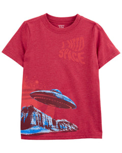 Carter's Kid Boy Red Space Tee