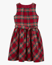 Cargar imagen en el visor de la galería, OshKosh Kid Girl Red Plaid Holiday Dress
