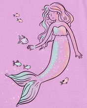 Load image into Gallery viewer, Carter&#39;s 2pc Kid Girl Mermaid Gowns Sleepwear Set
