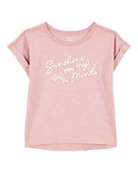 Carter's Kid Girl Pink Sunshine Top