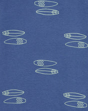 Carregar imagem no visualizador da galeria, Carter&#39;s 4pc Kid Boy Blue Sharks Pajama Sleepwear Set
