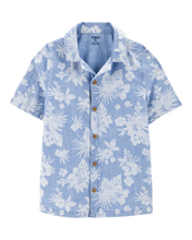 Cargar imagen en el visor de la galería, Oshkosh Kid Boy Floral Button-Front Shirt

