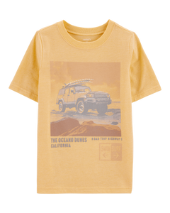 Carter's Kid Boy Yellow Beach Truck Tee