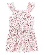 OshKosh Kid Girl Red Floral Romper