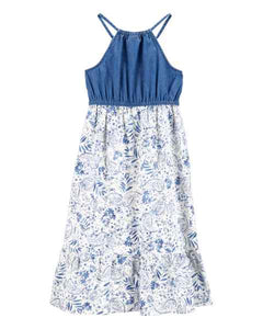 OshKosh Kid Girl Blue Floral Dress