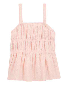 Carter's Kid Girl Pink Straps Top