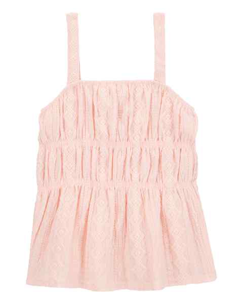 Carter's Kid Girl Pink Straps Top