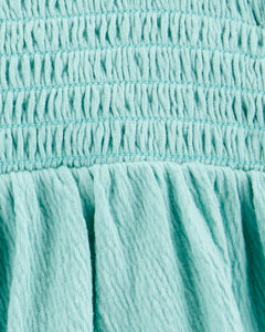 Carter's 2pc Kid Girl Teal Top & Shorts Set