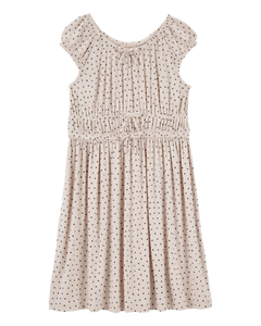 Carter's Kid Girl Beige Dots Dress