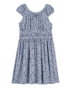 Carter's Kid Girl Blue Floral Dress