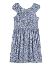 Load image into Gallery viewer, Carter&#39;s Kid Girl Blue Floral Dress
