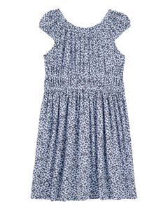 Carter's Kid Girl Blue Floral Dress
