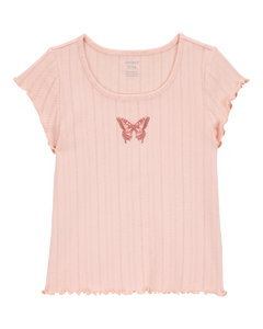 Carter's Kid Girl Pink Tee
