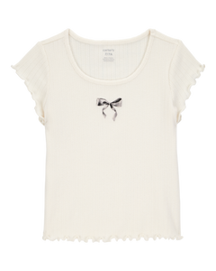 Carter's Kid Girl Ivory Tee