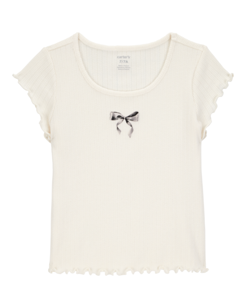 Carter's Kid Girl Ivory Tee