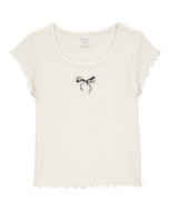 Carter's Kid Girl Ivory Tee