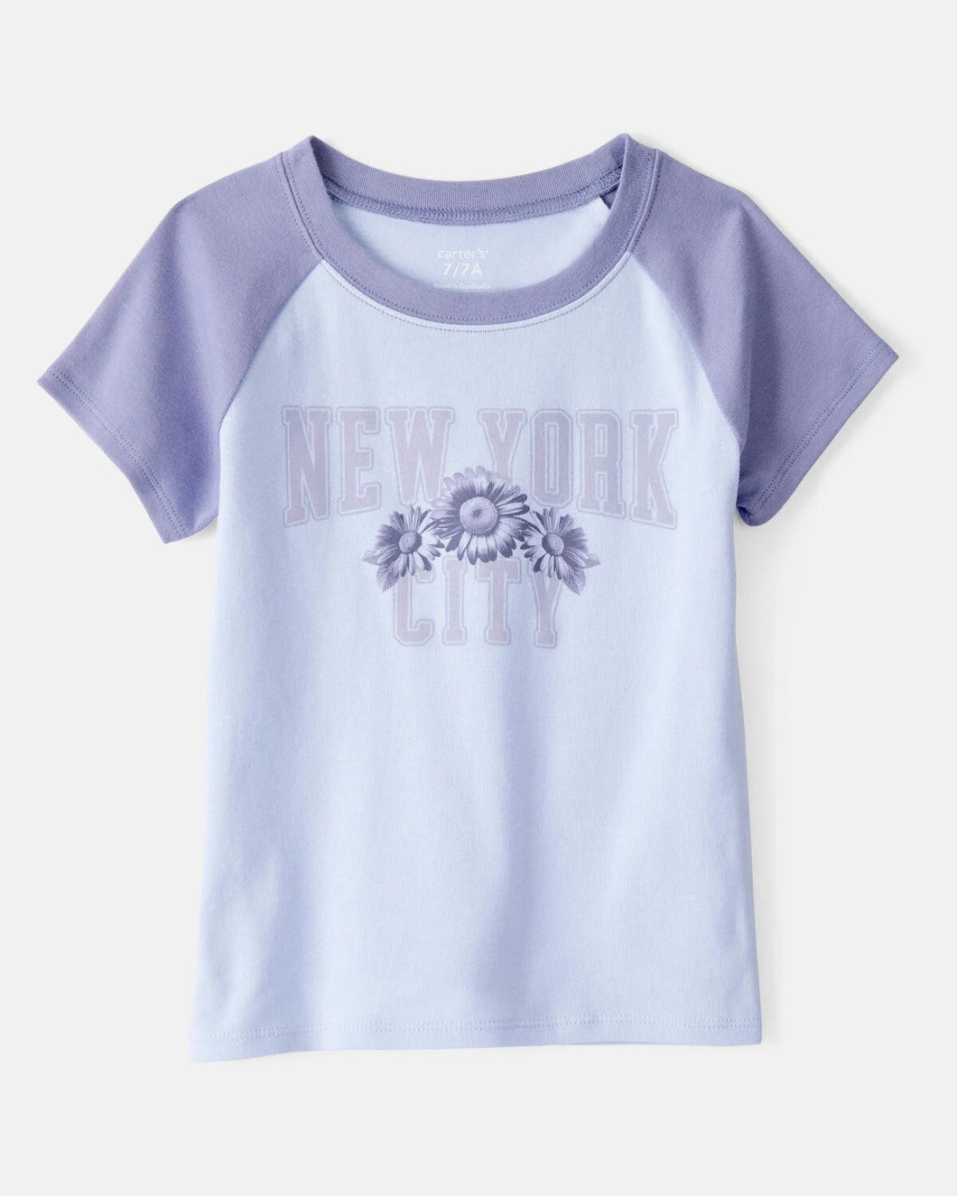 Carter's Kid Girl Blue New York City Tee