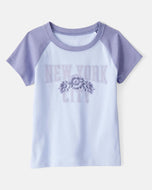 Carter's Kid Girl Blue New York City Tee