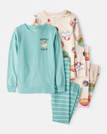 Carter's 4pc Kid Boy Ramen Calm Pajama Sleepwear Set