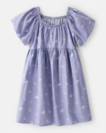 OshKosh Kid Girl Blue Floral Dress