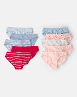 Carter's 10pc Kid Girl Cotton BIKINI Briefs (NEW CODE)