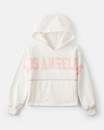 Oshkosh Kid Girl Ivory Los Angeles Hoodie