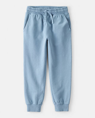 OshKosh Kid Boy Blue Drawstring Joggers