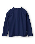 Carter's Kid Boy Navy Blue Long-Sleeve Rashguard Swim Top