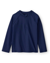 Carregar imagem no visualizador da galeria, Carter's Kid Boy Navy Blue Long-Sleeve Rashguard Swim Top

