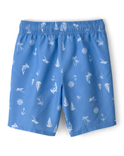 Afbeelding in Gallery-weergave laden, Carter's Kid Boy Sailboat Print Swim Shorts
