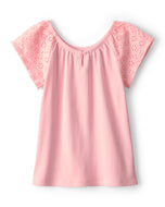 Carter's Kid Girl Pink Eyelet Top