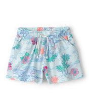 Load image into Gallery viewer, Carter's Kid Girl Blue Tropical Beach Shorts
