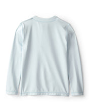 Load image into Gallery viewer, Carter's Kid Boy Light Blue Long-Sleeve Rashguard Swim Top
