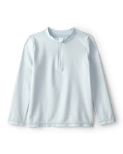 Load image into Gallery viewer, Carter's Kid Boy Light Blue Long-Sleeve Rashguard Swim Top
