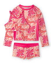 Load image into Gallery viewer, Carter's 3pc Kid Girl Pink Floral Swim Set
