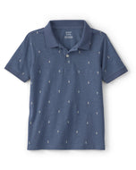 Carter's Kid Boy Blue  Anchor Polo Shirt