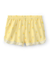 Cargar imagen en el visor de la galería, Carter's 2pc Kid Girl Yellow Floral Top &amp; Shorts Pajama Set
