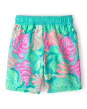 Afbeelding in Gallery-weergave laden, Carter's Kid Boy Multi Color Leaves Swim Shorts
