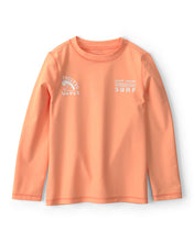 Afbeelding in Gallery-weergave laden, Carter's Kid Boy Pacific Waves Orange Long-Sleeve Swim Top
