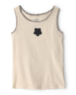 Carter's Kid Girl Ivory Floral Tank Top