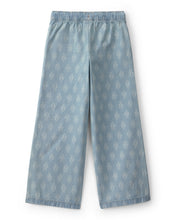 Load image into Gallery viewer, Oshkosh Kid Girl Chambray Floral Pull-On Pants
