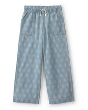 Load image into Gallery viewer, Oshkosh Kid Girl Chambray Floral Pull-On Pants
