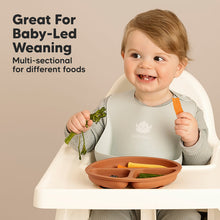 Load image into Gallery viewer, Keababies 1pc Prep Silicone Suction Plate WITH LID - Mellow
