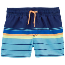 Load image into Gallery viewer, Carter&#39;s Kid Boy Color Stripes Swim Trunks
